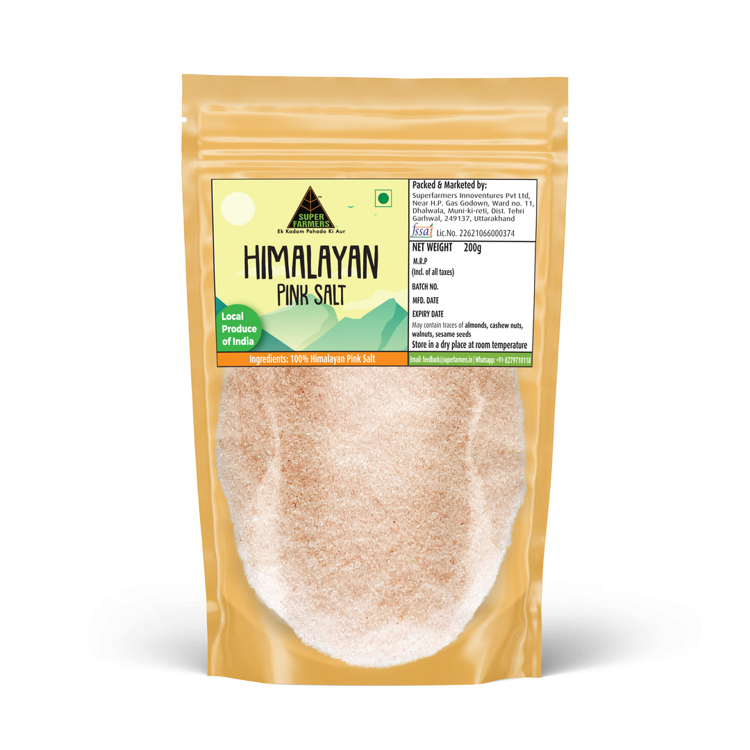 Himalayan Pink Salt | Mountain Pure, Mineral-Rich Crystal Salt for Gourmet Cooking & Wellness